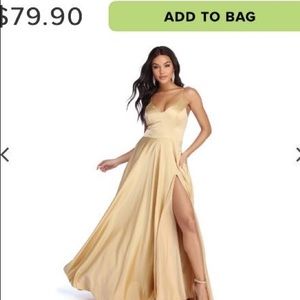 Gold Windsor Dress - Small